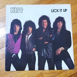 KISS Lick it up Vinyl record - 1983